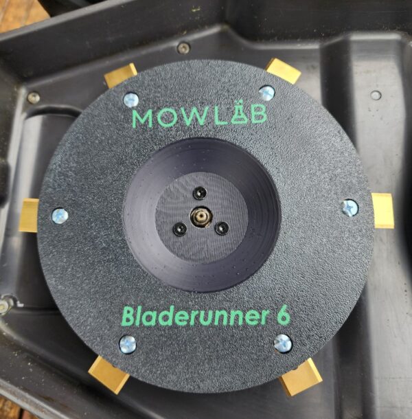 Mowlab Bladerunner 6 Mower Disc set for Luba 1 and Luba 2 (2 x 6-blade discs) - NO BLADES